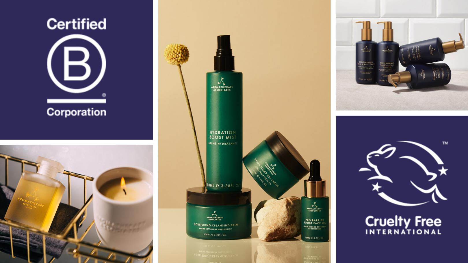 A selection of Aromatherapy Associates products