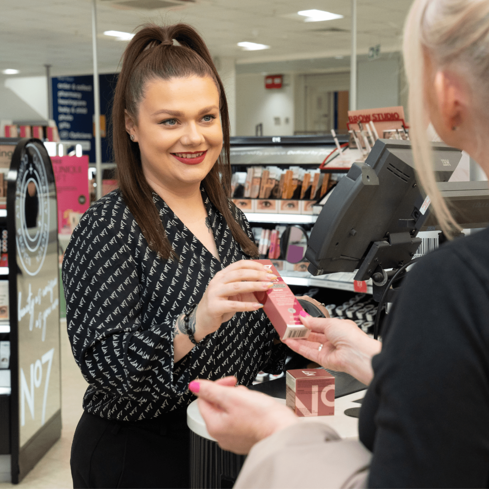 woman in store