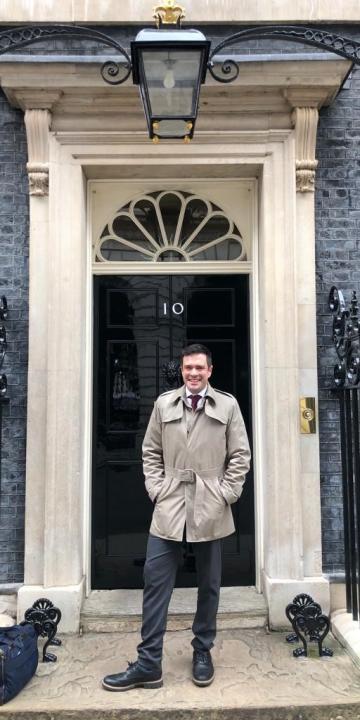 David visits No.10 Downing Street